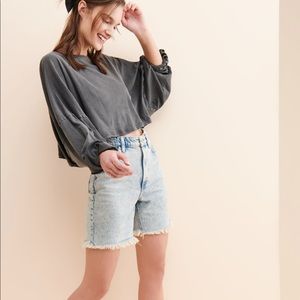 Lee Vintage cutoff acid wash shorts